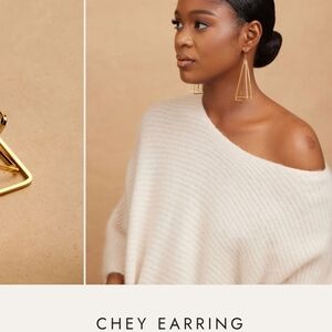 Chey Khoi Gold Earrings